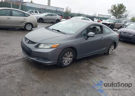 2012 Honda Civic Lx из США, поврежденный, VIN 2HGFG3B51CH503005